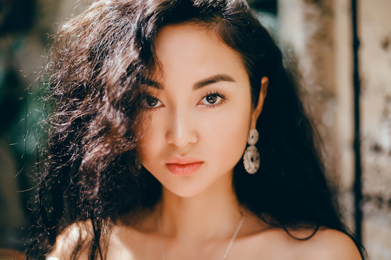Woman with beautiful skin