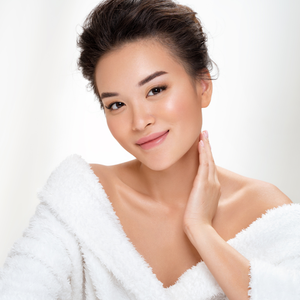 woman with great skin