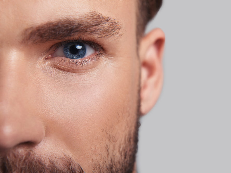 man with nice skin