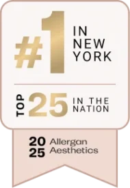 #1 in New York, top 25 in the nation Allergan Aesthetics seal