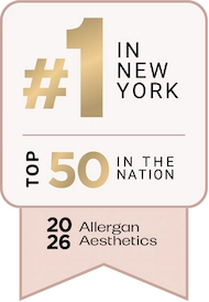 #1 in New York, top 50 in the nation Allergan Aesthetics seal