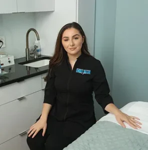Alexandria DeFeo, Medical Aesthetician in treatment room