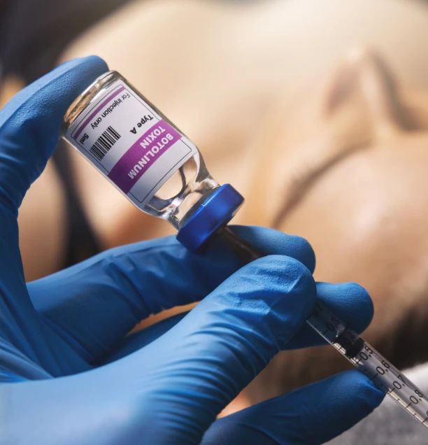 botox being pulled into a syringe