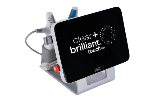 Clear + brilliant touch laser